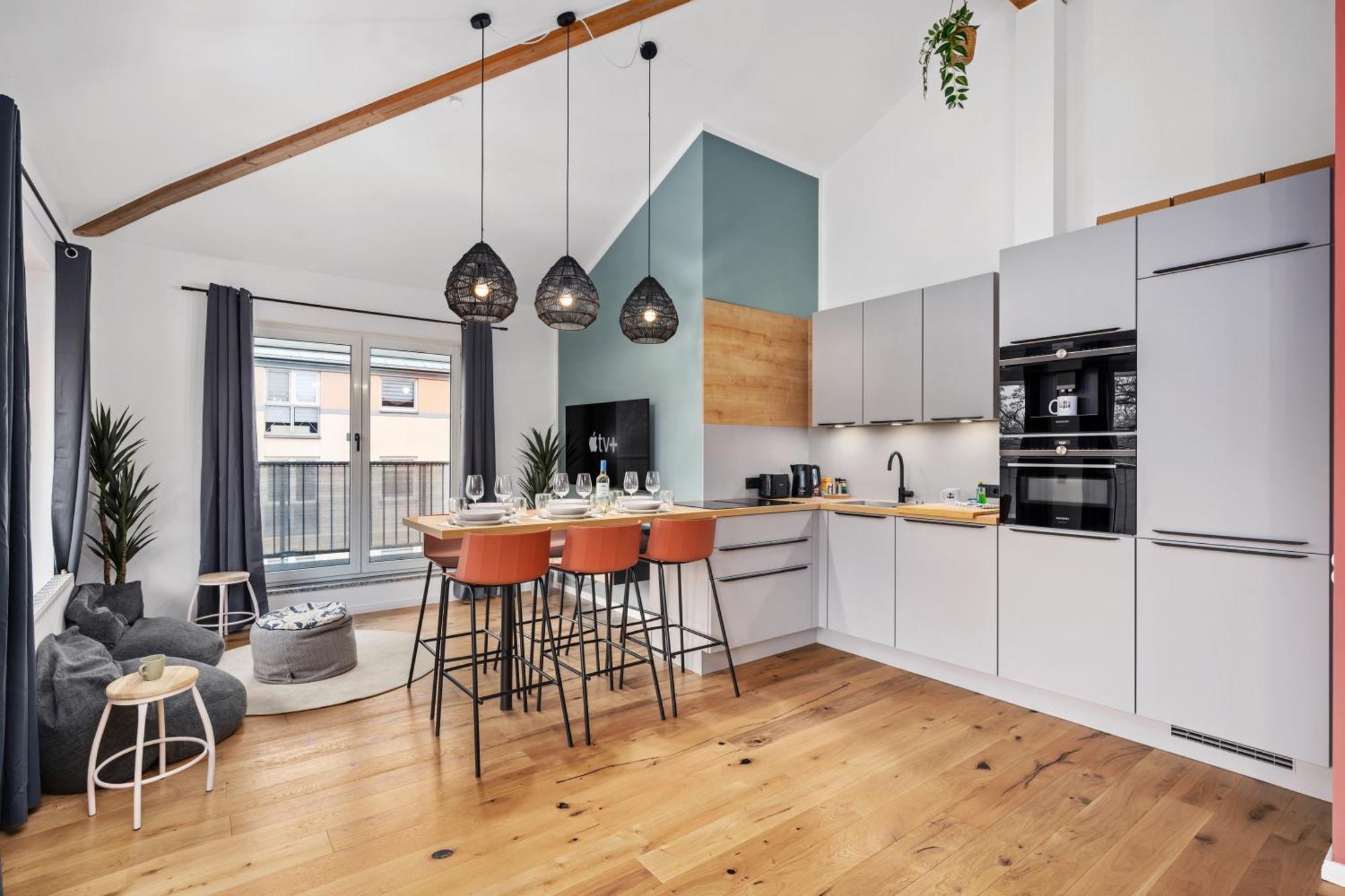 Edler Wohnraum Schwanenteich-Penthouse Mit Garage, Grill, Kaffeevollautomat, Klima, Lift & Terrasse Appartement Zwickau Buitenkant foto